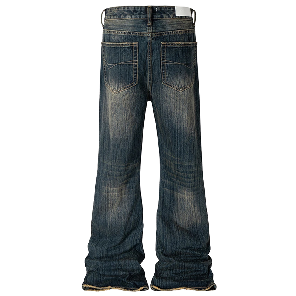 'Indigo' Vintage Flare Leg Denim Jeans