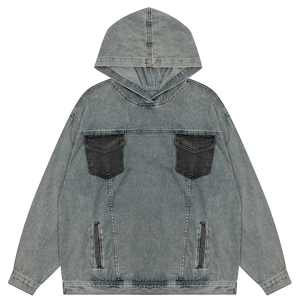 'Drifter' Hooded Denim Jacket