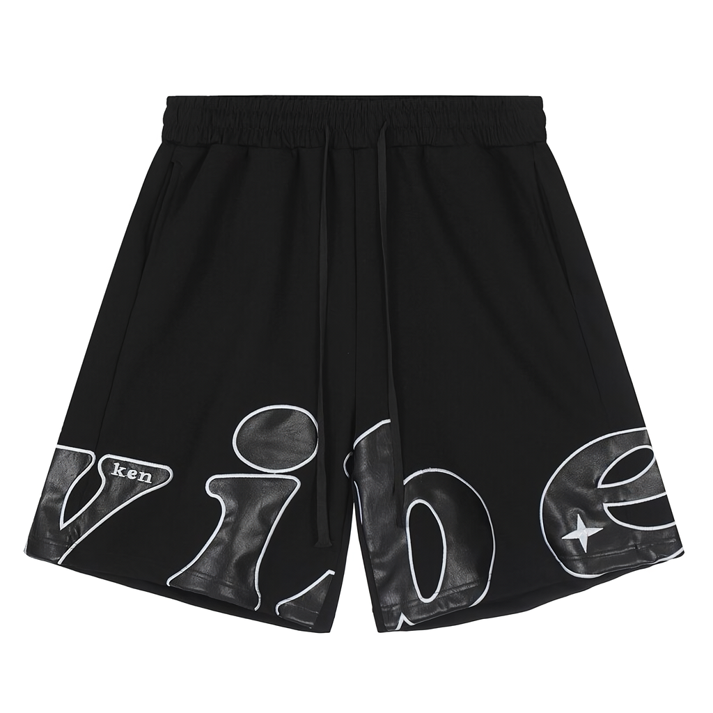 Ken Vibe Embroidered Logo Patch Sweat Shorts