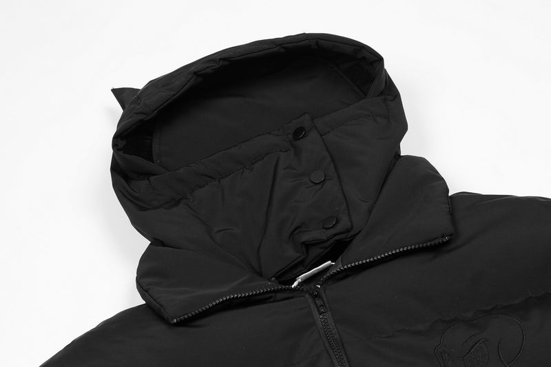 CLOUT COLLECTION ™ | Devil Horn Hooded Puffer Jacket