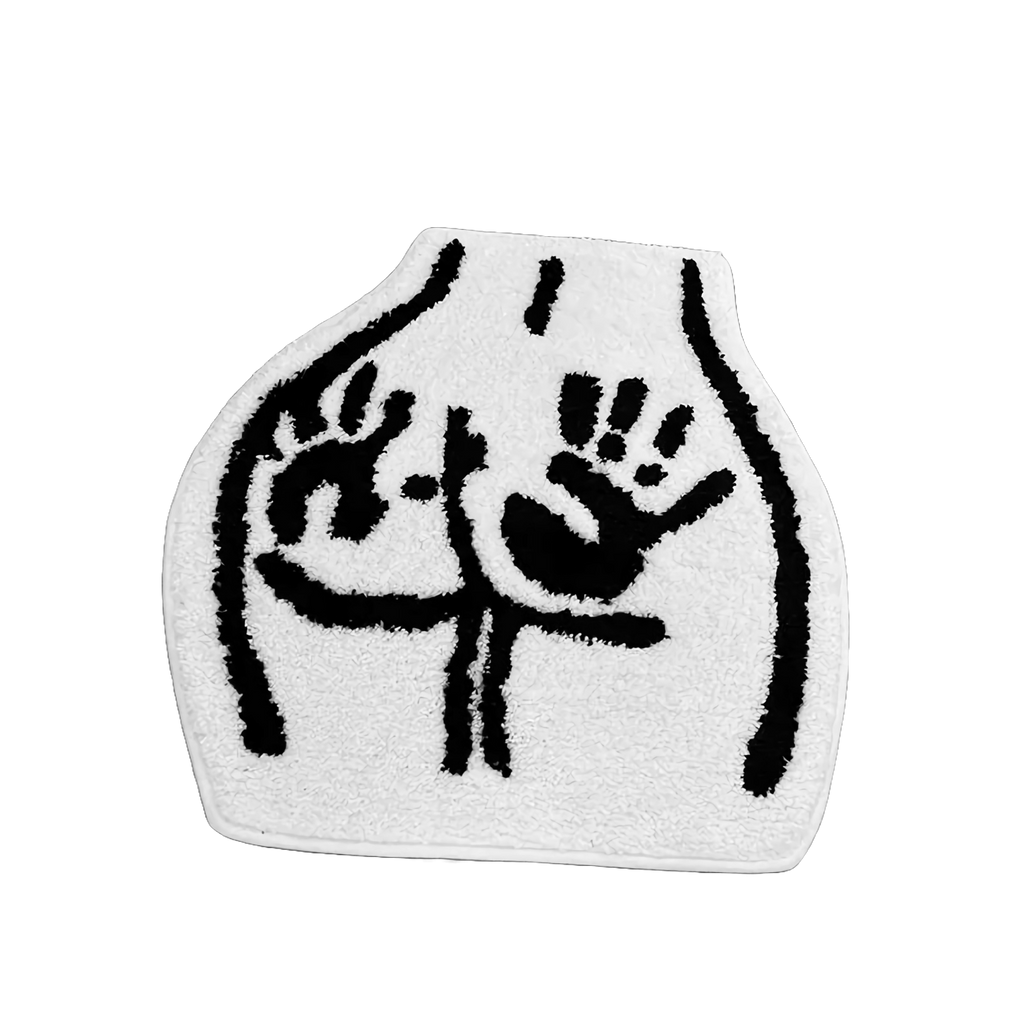 Plush Handprint Tufted Rug
