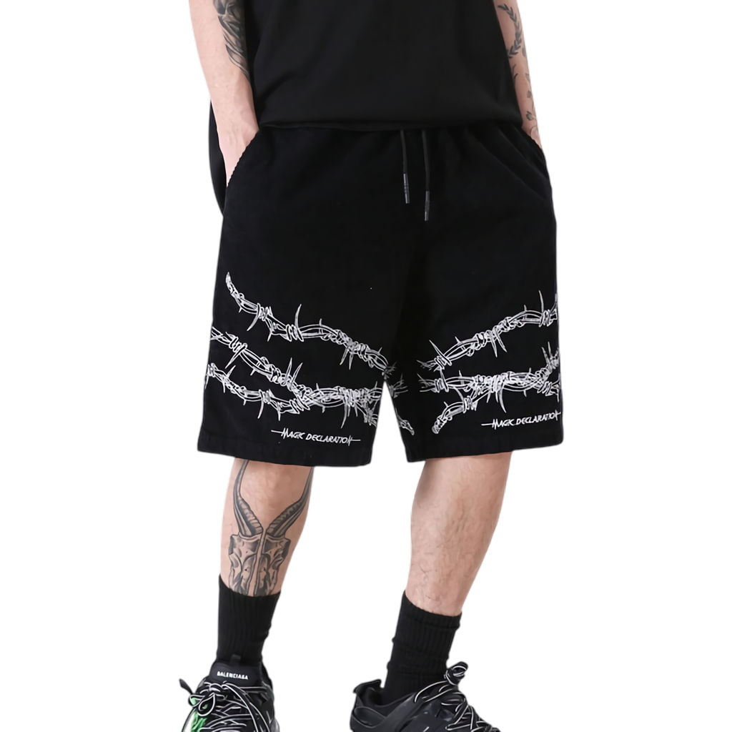 Magic Declaration Savage Barbed-Wire Shorts