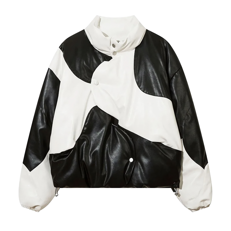 'Orca' Asymmetric Down Puffer Jacket