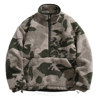 'Scout' Forest Camo Quarter-Zip Fleece Jacket