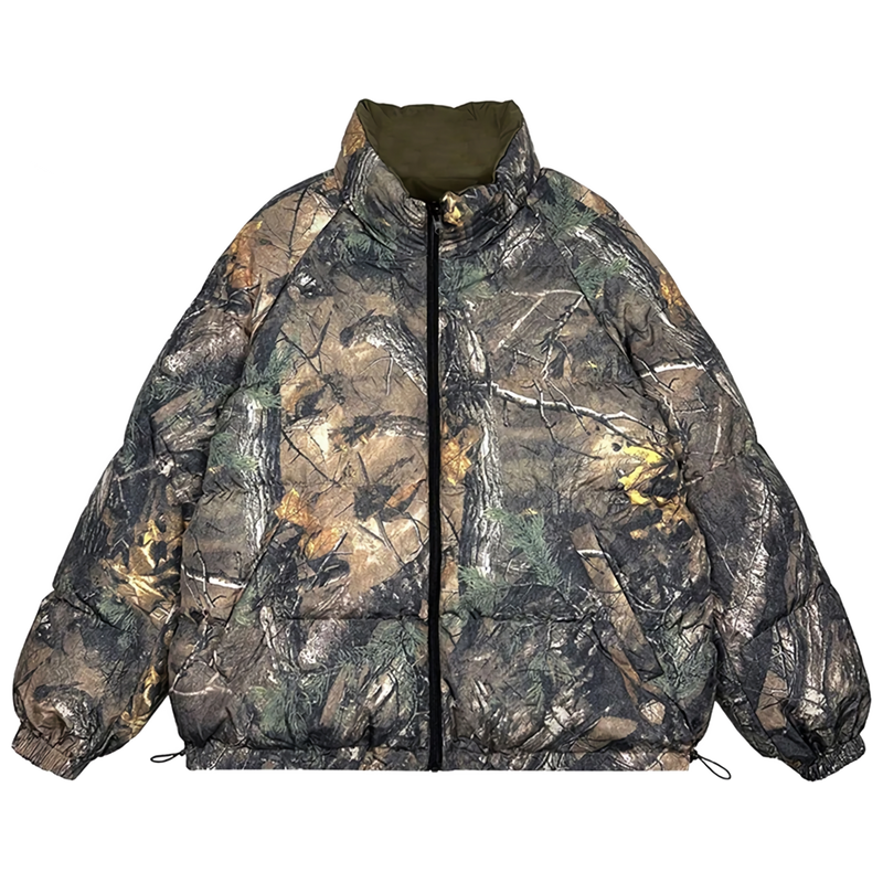 Reversible Camo Puffer Jacket