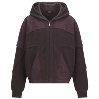 'Umber' Dual-Texture Relaxed Fit Hoodie