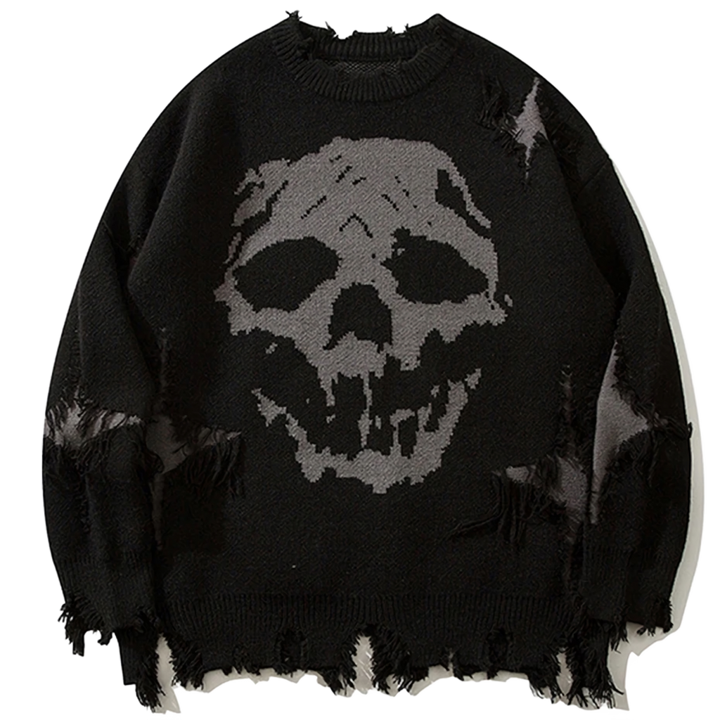 'Requiem' Oversized Knit Sweater