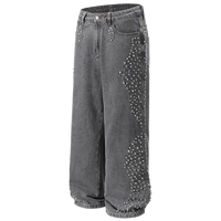 'Echelon' Rhinestone Studded Denim Jeans