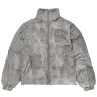 'Mist' Embossed Graphic Print Puffer Jacket