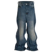 'Tide' Wave-Hem Flared Denim Jeans