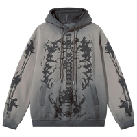 'Catacomb' Oversized Cotton Hoodie