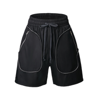 Performance Contrast Zip Shorts