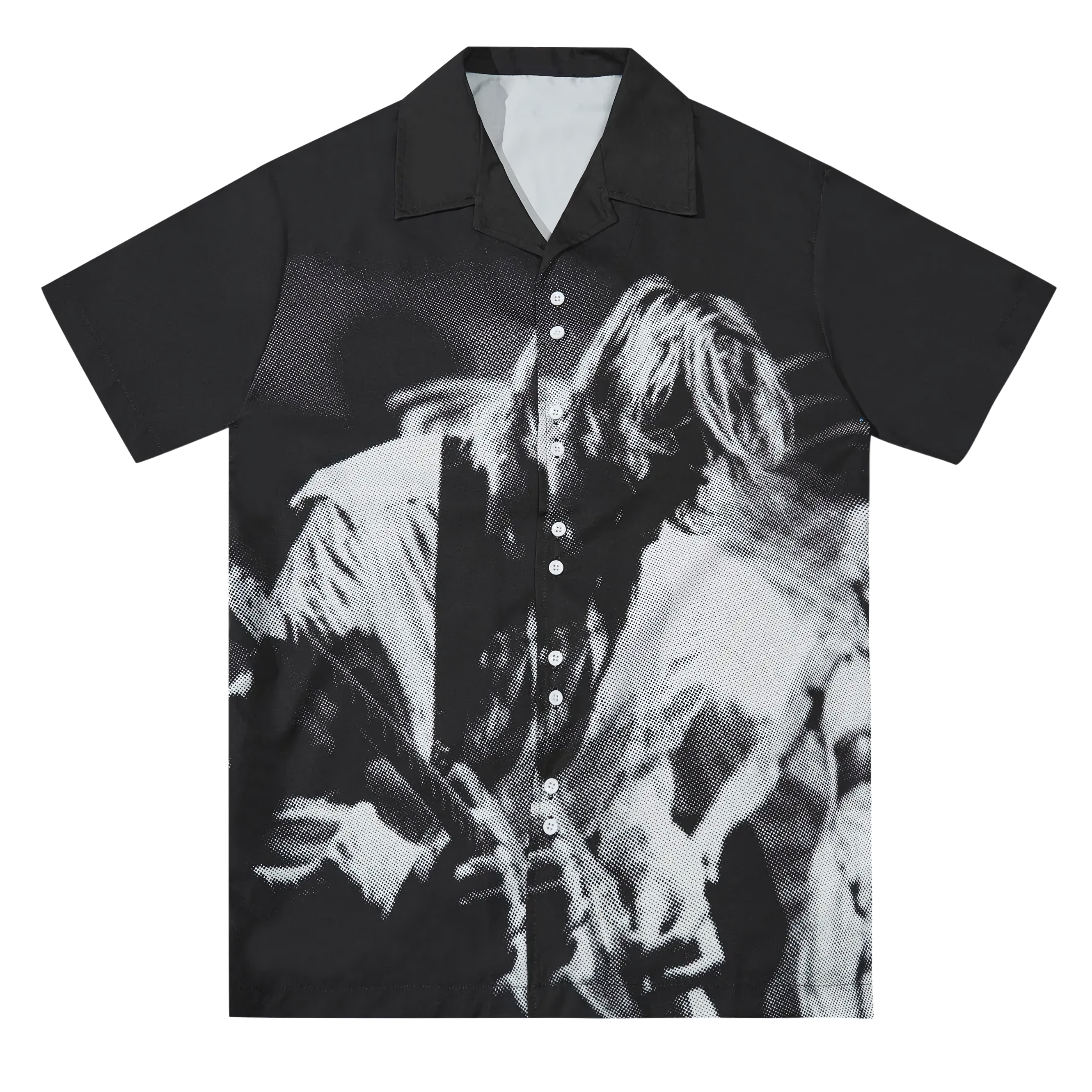 CLOUT COLLECTION ™️ | Extreme Aesthetic Kurt Cobain Button Up