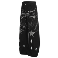 'Scintilla' Painted Wide Leg Denim Jeans