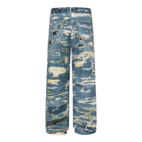 'Illusion' Faux Distressed Denim Jeans