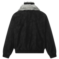 'Metro' High Collar Fur Trim Jacket