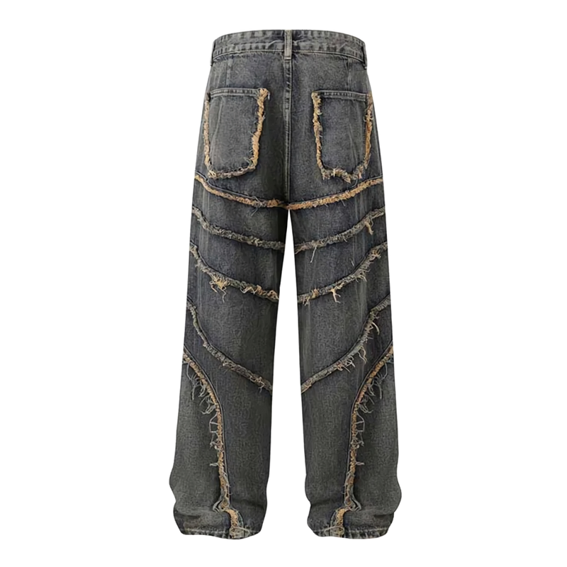 'Fray' Structured Denim Jeans