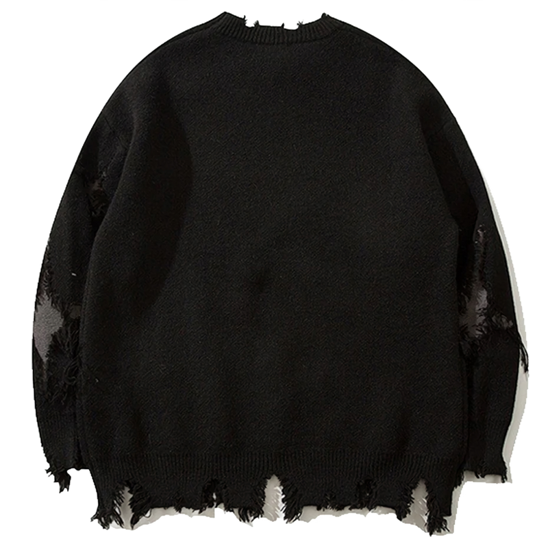 'Requiem' Oversized Knit Sweater