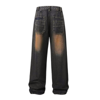 'Barricade' Rivet Strapped Denim Jeans