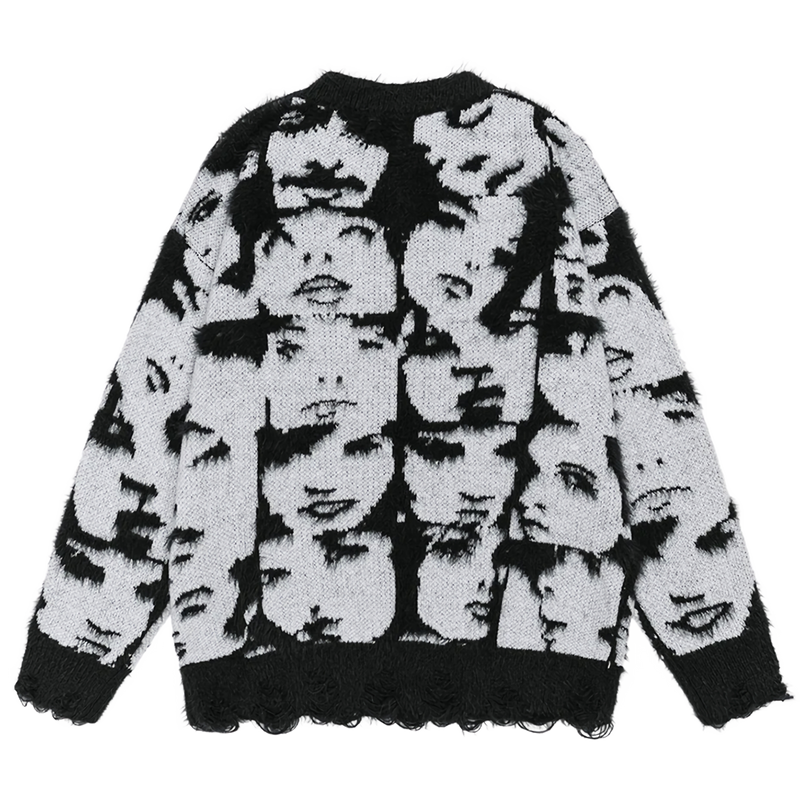 'Visage' Oversized Knit Sweater