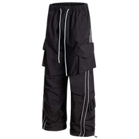 Striped Flex Woven Loose Fit Cargo Pants