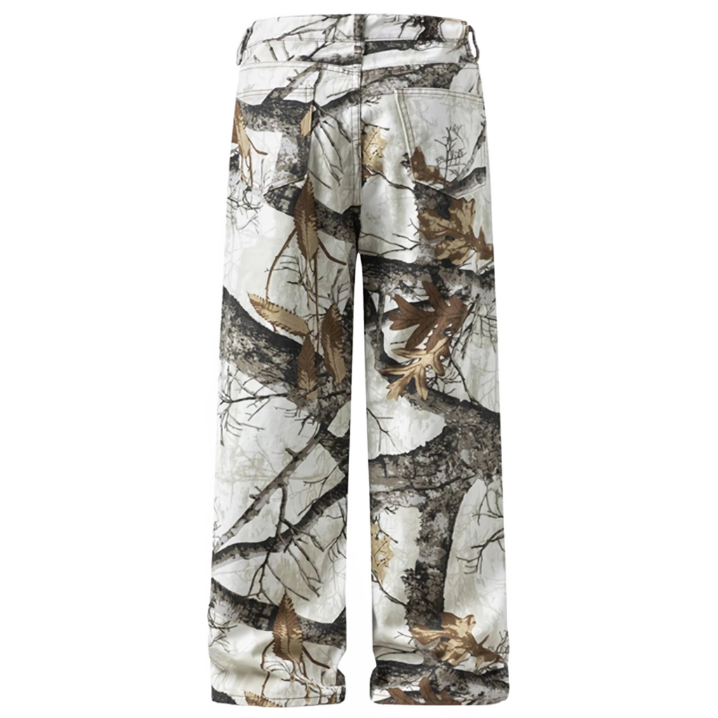 Winter Camo Straight Fit Denim Jeans