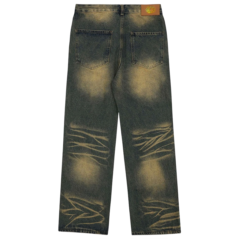 CLOUT® Essential FLARED CARGO PANTS ⁃ Made with heavy twill — denim - like  fabric ⁃ Flared fit ⁃ Cargo Pockets on sides ⁃