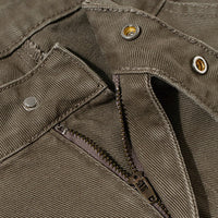 'Rover' Wide Leg Khaki Cargo Pants