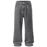 'Echelon' Rhinestone Studded Denim Jeans