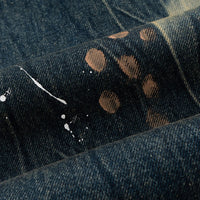 Abstract Acid Wash Vintage Denim Jeans