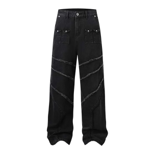 'Fray' Structured Denim Jeans