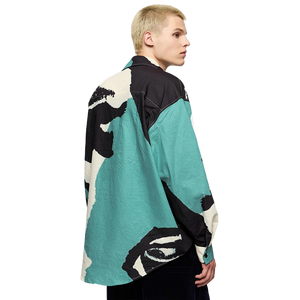 'Expression' Abstract Long Sleeve Button Up