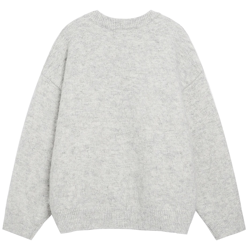 'Midnight Rose' Oversized Knit Sweater