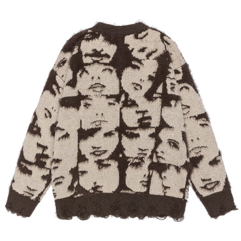 'Visage' Oversized Knit Sweater