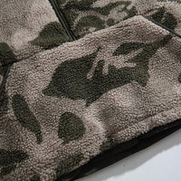 'Scout' Forest Camo Quarter-Zip Fleece Jacket