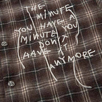 'Strata' Plaid Layered Long Sleeve Button Up