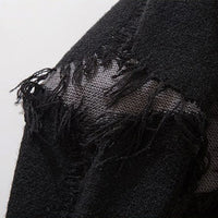 'Requiem' Oversized Knit Sweater