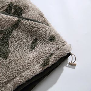 'Scout' Forest Camo Quarter-Zip Fleece Jacket