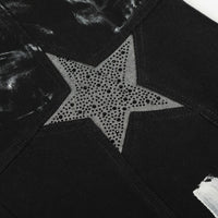 'Scintilla' Painted Wide Leg Denim Jeans