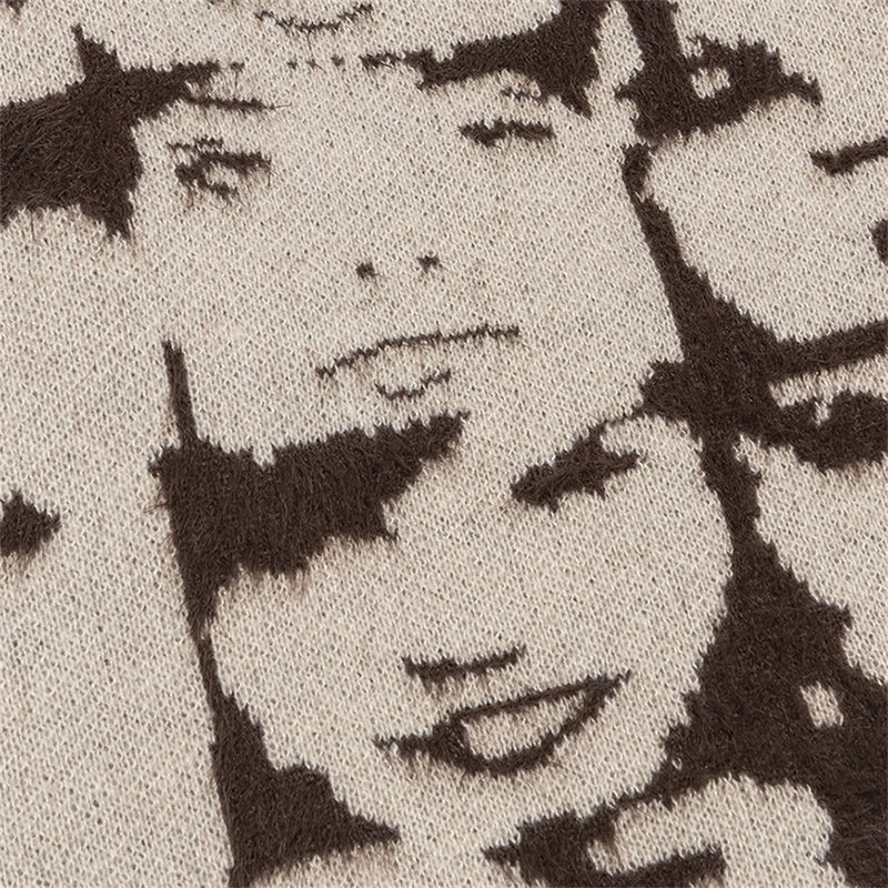 'Visage' Oversized Knit Sweater