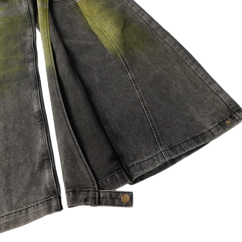 'Noxious' Layered Baggy Denim Jeans