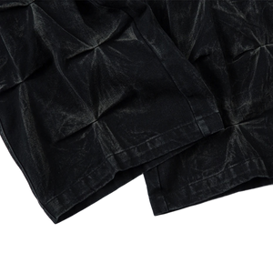 'Prism' Wide Leg Black Denim Jeans