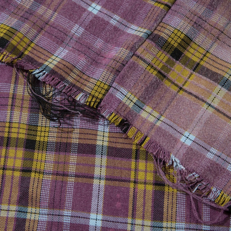 Vintage Wash Flannel Button Up with Hood