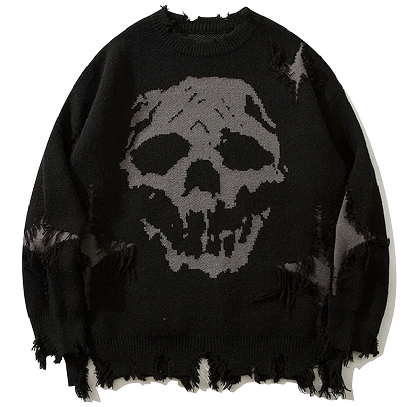 'Requiem' Oversized Knit Sweater