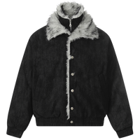 'Metro' High Collar Fur Trim Jacket