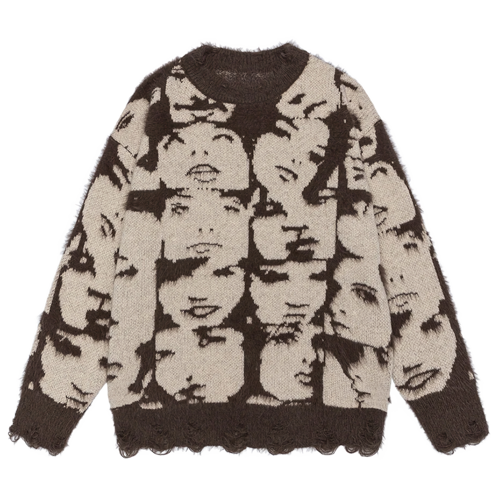 'Visage' Oversized Knit Sweater