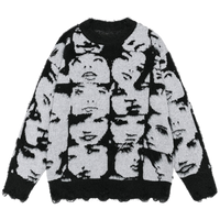 'Visage' Oversized Knit Sweater