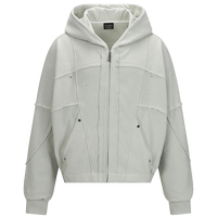 'Umber' Dual-Texture Relaxed Fit Hoodie