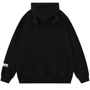 CLOUT COLLECTION ™ | 'Crawler' Full Zip Hoodie with Textured Spider ...