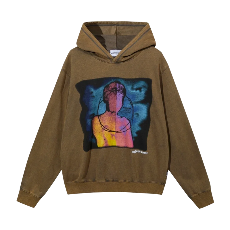 Extreme Aesthetic 'Fear' Oversized Cotton Hoodie